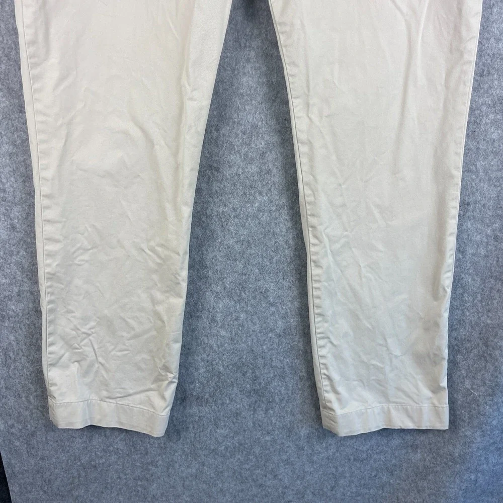 Polo Ralph Lauren Chino Pants Mens 42x34 Khaki Stretch Cotton Twill Classic Fit